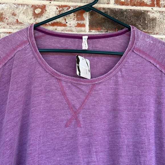 Free People Movement Purple First Choice Long Sleeved Dolman T-Shirt - Picture 9 of 12